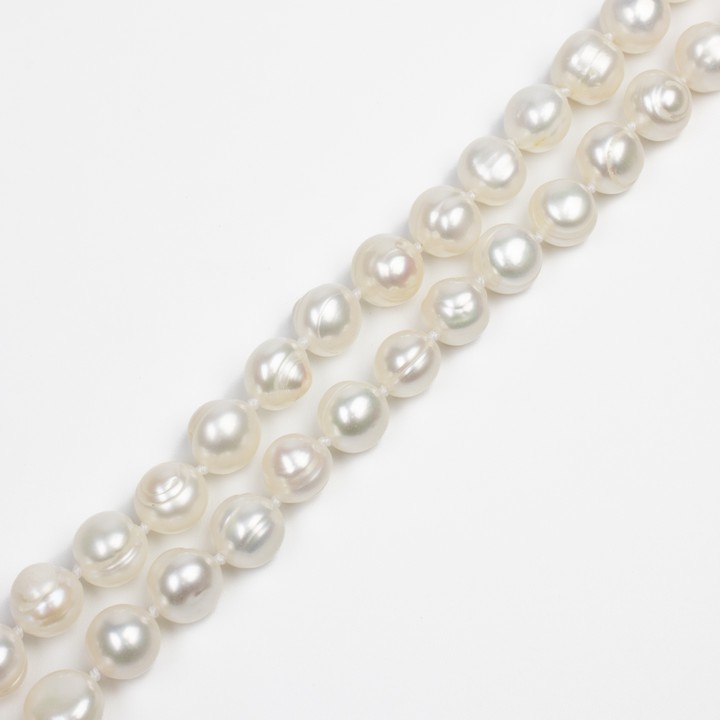 Copper Fastening Natural Freshwater Pearl Necklace, 44cm, 41.5g (VAT Only Payable on Buyers Premium)