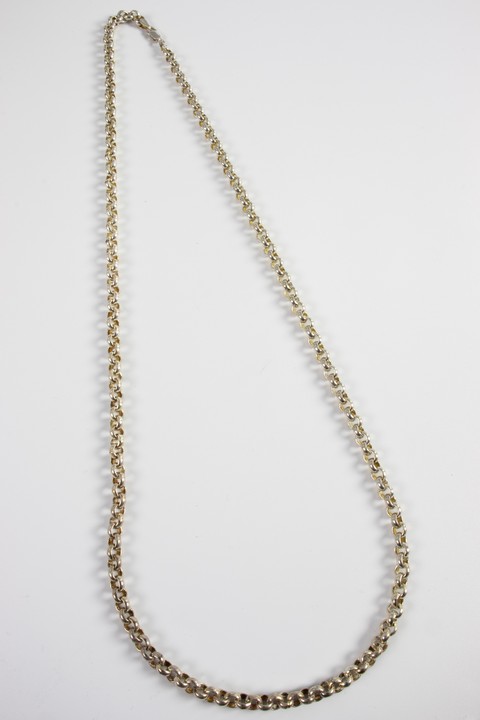Silver Belcher Chain, 71cm, 66.8g. (VAT Only Payable on Buyers Premium)