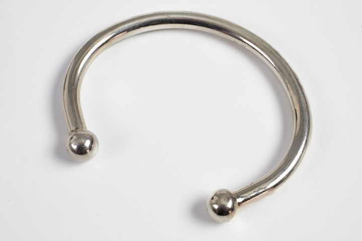 Silver Torque Cuff Bangle, 45.7g. (VAT Only Payable on Buyers Premium)