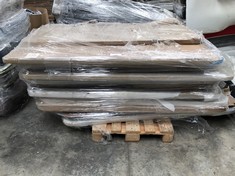 PALLET OF ASSORTED FURNITURE (MAY BE BROKEN OR INCOMPLETE).
