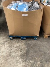 PALLET OF ASSORTED ITEMS INCLUDING PROFESSIONAL IRON CURLING IRON.