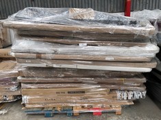 PALLET OF ASSORTED FURNITURE (MAY BE BROKEN OR INCOMPLETE) INCLUDING ELECTRIC BEDSTEAD.