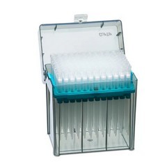 A PALLET OF THERMO SCIENTIFIC CLIPTIP 1250 STERILE LOW RETENTION FILTER TIPS, 8x96 TIPS PER RACK, 4 PACKS PER BOX, 29 BOXES ON THIS PALLET
