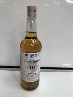 MASTER OF MALT SPEYSIDE SINGLE MALT SCOTCH WHISKY CASK TYPE/SIZE: MARRIAGE. BOTTLE NUMBER: 025 OF 600. 70CL ABV 40% (PLEASE NOTE: 18+YEARS ONLY. STRICTLY NO COURIER REQUESTS. COLLECTIONS MONDAY 1ST A