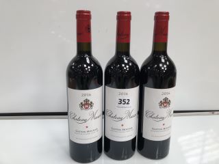 3 X BOTTLES OF CHATEAU MUSAR GASTON HOCHAR RED 2016 (PLEASE NOTE: 18+YEARS ONLY. STRICTLY NO COURIER REQUESTS. COLLECTIONS MONDAY 1ST APRIL - FRIDAY 5TH APRIL 2024 ONLY)