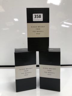 3 X BOTTLES OF NIKKA WHISKY FROM THE BARREL 500ML ABV 51.4% (PLEASE NOTE: 18+YEARS ONLY. STRICTLY NO COURIER REQUESTS. COLLECTIONS MONDAY 1ST APRIL - FRIDAY 5TH APRIL 2024 ONLY)