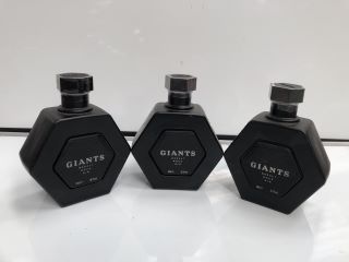 3 X GIANTS BASALT ROCK GIN 50CL ABV 50.1% (PLEASE NOTE: 18+YEARS ONLY. STRICTLY NO COURIER REQUESTS. COLLECTIONS MONDAY 1ST APRIL - FRIDAY 5TH APRIL 2024 ONLY)