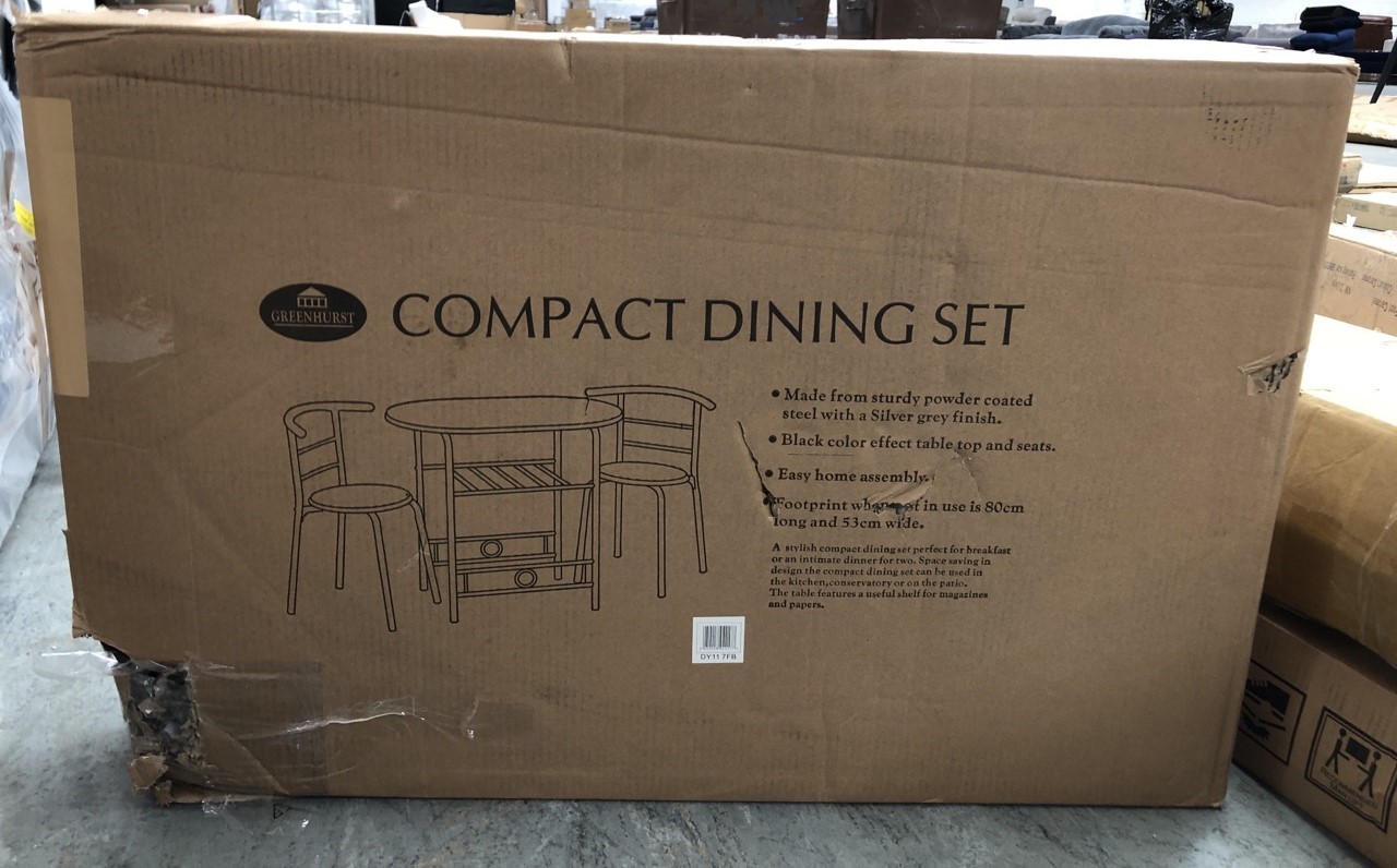 COMPACT DINING SET (COLLECTION OR OPTIONAL DELIVERY)