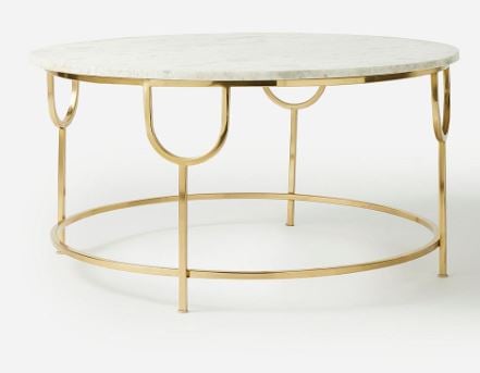 SOPHIA SIDE TABLE GREY/GOLD IX159902 RRP- £199 (COLLECTION OR OPTIONAL DELIVERY)