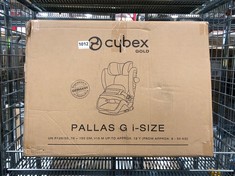 CYBEX GOLD PALLAS G I-SIZE CAR SEAT - MOON BLACK (DELIVERY ONLY)