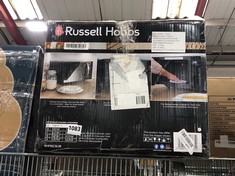 RUSSELL HOBBS 23L BLACK FLAT PLATE DIGITAL MICROWAVE MODEL NO.: RHFM2363B (DELIVERY ONLY)