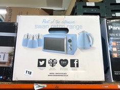 SWAN BLUE MICROWAVE MODEL NO.: SM22030LBLN (DELIVERY ONLY)
