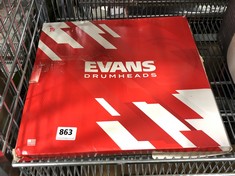 EVANS DRUMHEAD - G2 CLEAR PRO FUSION PACK (DELIVERY ONLY)