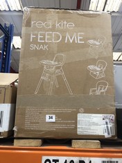 RED KITE FEED ME SNAK HIGH CHAIR (PARCEL DELIVERY ONLY)