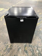SMEG MINI BAR FRIDGE IN BLACK MODEL NO-MTE40 RRP- £350 (COLLECTION OR OPTIONAL DELIVERY)