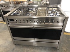 SMEG FREESTANDING OPERA DUAL FUEL RANGE COOKER IN STAINLESS STEEL MODEL NO-A4-81 RRP- £4,499 (COLLECTION OR OPTIONAL DELIVERY)
