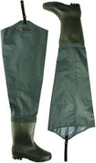 QTY OF ITEMS TO INLCUDE ASSORTED ITEMS TO INCLUDE SHAKESPEARE SIGMA NYLON HIP WADER, OVERALLS, WADERS, FOR WADING , FLY FISHING , HUNTING , MUCK WORK, UNISEX, GREY/GREEN, EU 42 | UK 8 |US 9, AQUASPHE