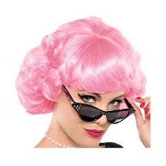 22 X AMSCAN INTERNATIONAL ADULTS WIG (PINK). (DELIVERY ONLY)