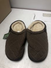3 X MEN’S MEMORY FOAM SLIPPERS. (DELIVERY ONLY)