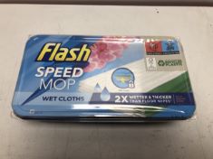 6 X FLASH SPEED MOP WET CLOTHS. (DELIVERY ONLY)
