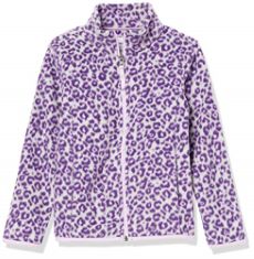 21X ASSORTED CLOTHING TO INCLUDE ESSENTIALS GIRLS' POLAR FLEECE FULL-ZIP MOCK JACKET, PURPLE WHITE LEOPARD, 9 YEARS. (DELIVERY ONLY)