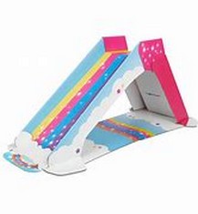 5X POP2PLAY KIDS RAINBOW SLIDE. (DELIVERY ONLY)