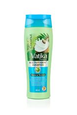 10 X VATIKA NATURALS MULTIVITAMIN ENRICHED COCONUT SHAMPOO - 400ML | WITH GOODNESS OF COCONUT BLEND WITH MULTIVITAMINS | FOR HAIR NOURISHMENT AND SHINE. (DELIVERY ONLY)