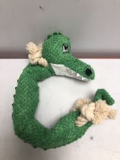 20X CROCODILE ROPE STURDY DOG CHEW TOY. (DELIVERY ONLY)