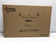 5X DONYER POWER 200W CONVECTOR HEATERS. (DELIVERY ONLY)