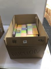 50 X 8 PACK STICKY NOTES (DELIVERY ONLY)