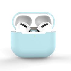BUYEFIC AIRPODS 3 SOFT SILICONE CASE - LED VISIBLE ON FRONT(BLUE). (DELIVERY ONLY)