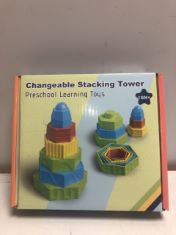 22 X CHANGEABLE STACKING TOWER. (DELIVERY ONLY)