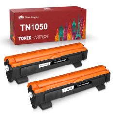 4 X TONER KINGDOM TN1050 TONER CARTRIDGE COMPATIBLE FOR BROTHER TN-1050 REPLACEMENT FOR BROTHER DCP-1612W DCP-1610W HL-1210W HL-1110 HL-1112 HL-1212W DCP-1510 DCP-1512 MFC-1810 MFC-1910W (2 BLACK). (
