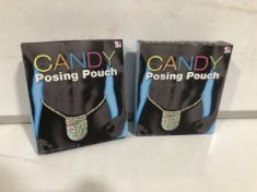15 X CANDY POSING POUCH. (DELIVERY ONLY)