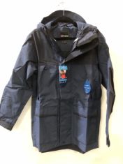 20X ASSORTED ITEMS OF CLOTHING SIZE SMALL TO INCLUDE BERGHAUS COAT IN BLUE. (DELIVERY ONLY)