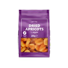 70 X BY DRIED APRICOTS, 200G. (DELIVERY ONLY)