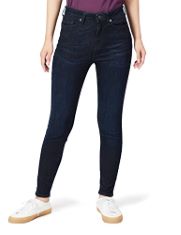BOX OF X26 JEANS TO INCLUDE ESSENTIALS WOMEN'S HIGH-RISE SKINNY JEAN, DARK WASH, 10-12. (DELIVERY ONLY)