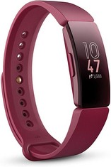 FITBIT 2X ITEMS TO INCLUDE 2 INSPIRE SMART WATCHES SMART WATCH (ORIGINAL RRP - £180.00) IN SANGRIA. (WITH BOX). (SEALED UNIT). [JPTC64914]