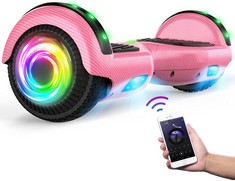 SISIGAD HY-A02C HOVER BOARD (ORIGINAL RRP - £117.99) IN PINK. (WITH BOX) [JPTC65026]