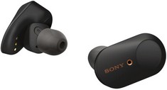 SONY WF-1000XM3 TRULY WIRELESS NOISE CANCELLING EARBUDS (ORIGINAL RRP - £118.16). (WITH BOX) [JPTC65047]