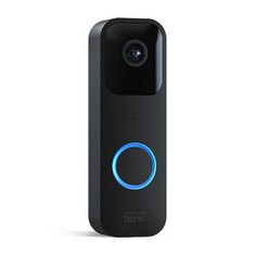 BLINK VIDEO DOOR BELL SECURITY IN BLACK. (WITH BOX). (SEALED UNIT). [JPTC64875]