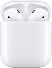 APPLE AIR PODS EAR PHONES (ORIGINAL RRP - £129) IN WHITE. (WITH BOX) [JPTC64874]