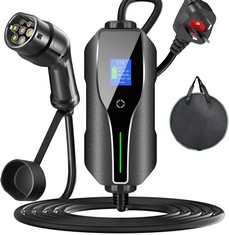 MIDA ELECTRIC CAR CHARGER CAR ACCESSORY IN BLACK. (WITH BOX) [JPTC64982]