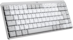 LOGITECH MX MECHANICAL GAMING KEYBOARD FOR MAC GAMING ACCESSORY (ORIGINAL RRP - £149.00) IN WHITE. (WITH BOX) [JPTC64962]