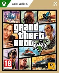 6 X ASSORTED ITEMS TO INCLUDE GTA V GAMES. (WITH BOX (18+ ID REQUIRED ON COLLECTION)) [JPTC64877]