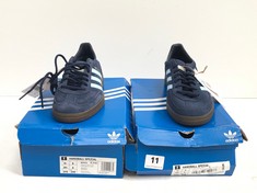 2 X ADIDAS MEN'S HANDBALL SPEZIAL TRAINERS IN NAVY/BLUE UK 6 (DELIVERY ONLY)
