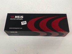 KEIS HEATED APPAREL MOTORCYCLE GLOVES BLACK SIZE 9 RRP- £190 (DELIVERY ONLY)