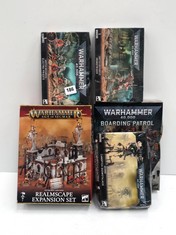 5 X ASSORTED WAR HAMMER ITEMS TO INCLUDE BOARDING PATROL ADEPTUS MECHANICUS 19 MINIATURES (DELIVERY ONLY)