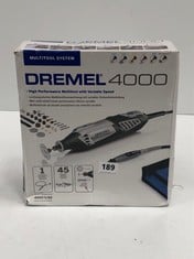 DREMEL 4000 HIGH PERFORMANCE MULTI TOOL RRP- £115 (DELIVERY ONLY)
