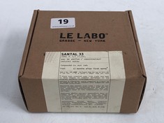 LE LABO SANTAL 33 EAU DE PARFUM - 50ML RRP £168.00 (DELIVERY ONLY)